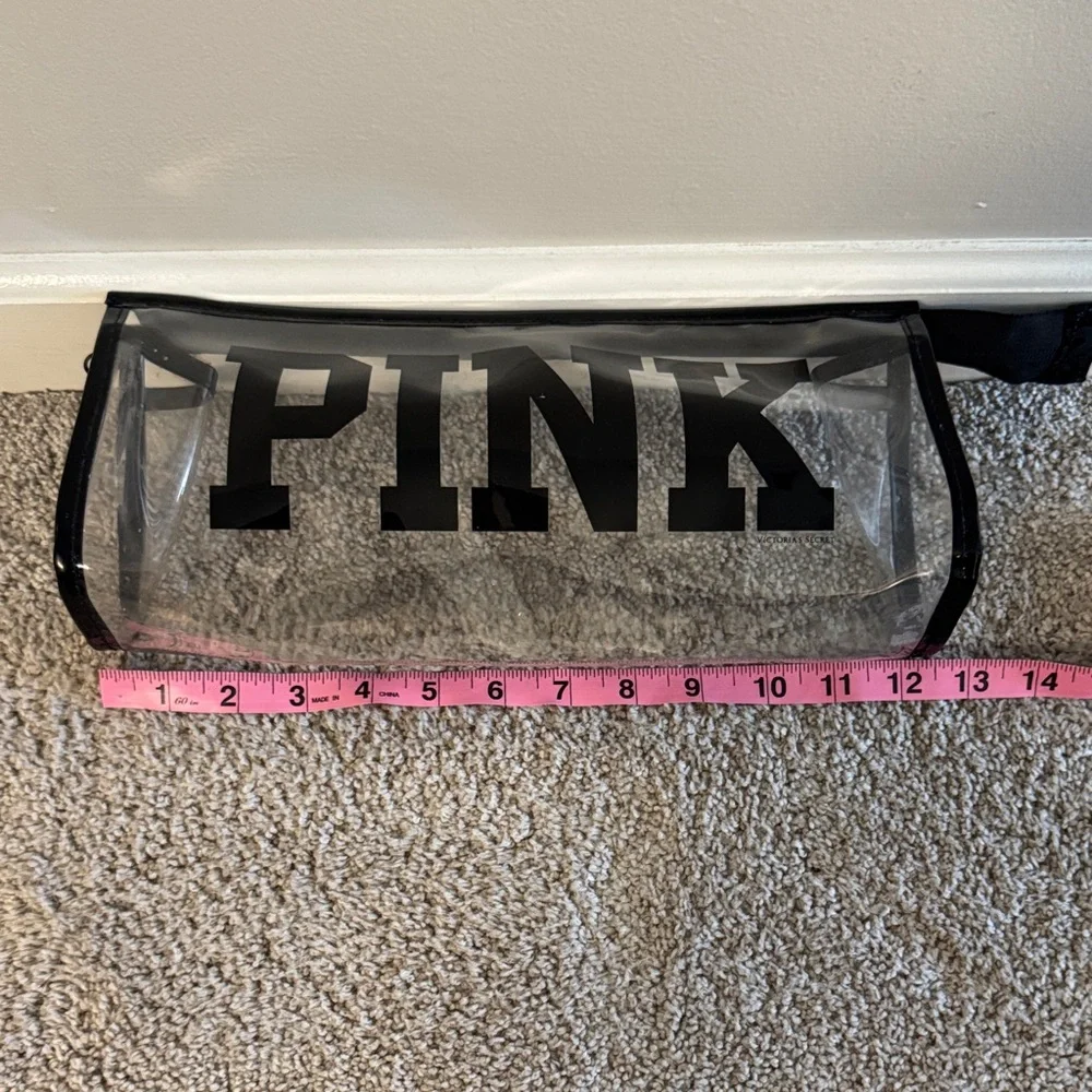 PINK Victoria's Secret Transparent Makeup Pouch